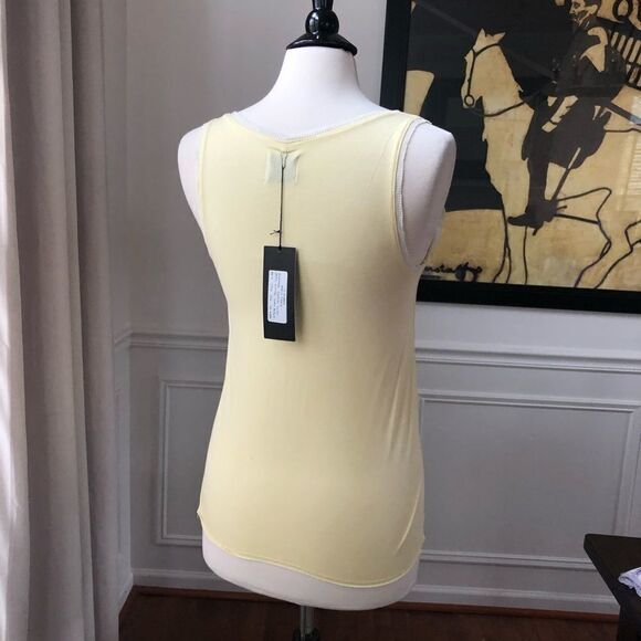 Tina Jo Banana Yellow Basic Tank NWT - Picture 4 of 7